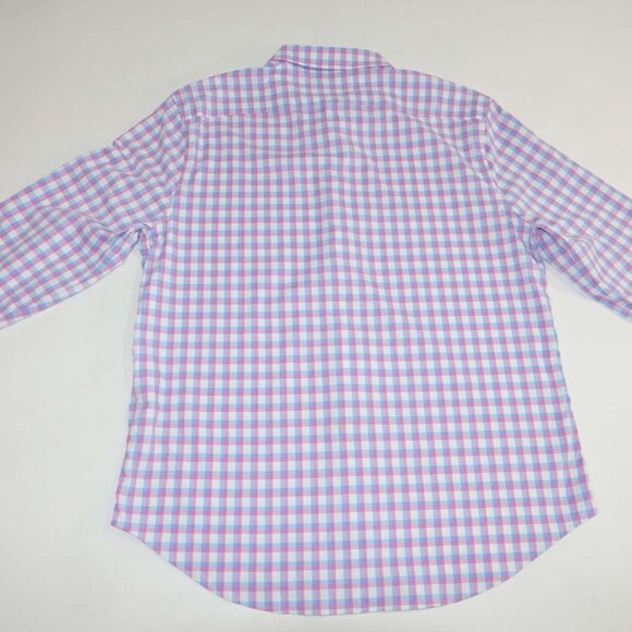 Bonobos Men's Standard Fit Button Front Shirt Large Long Sleeves Plaid Nylon L - Picture 5 of 6